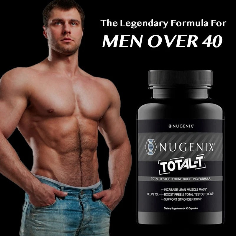 NUGENIX TOTAL-T-Free and Total Testosterone Booster Supplement for Men Brand New - Pack of 2