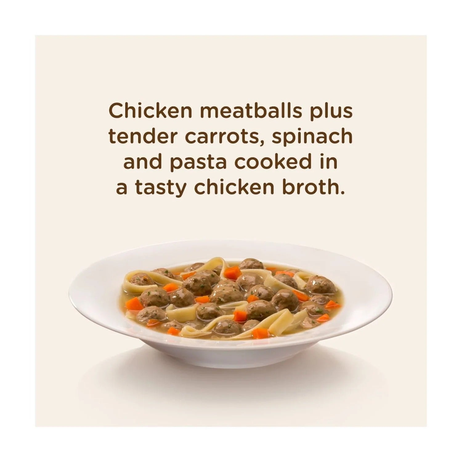 Rachael Ray Nutrish Natural Premium Wet Dog Food, Chicken Muttballs with Pasta, 8 Oz. Tub